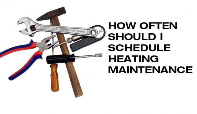 How often should I schedule heating maintenance?
