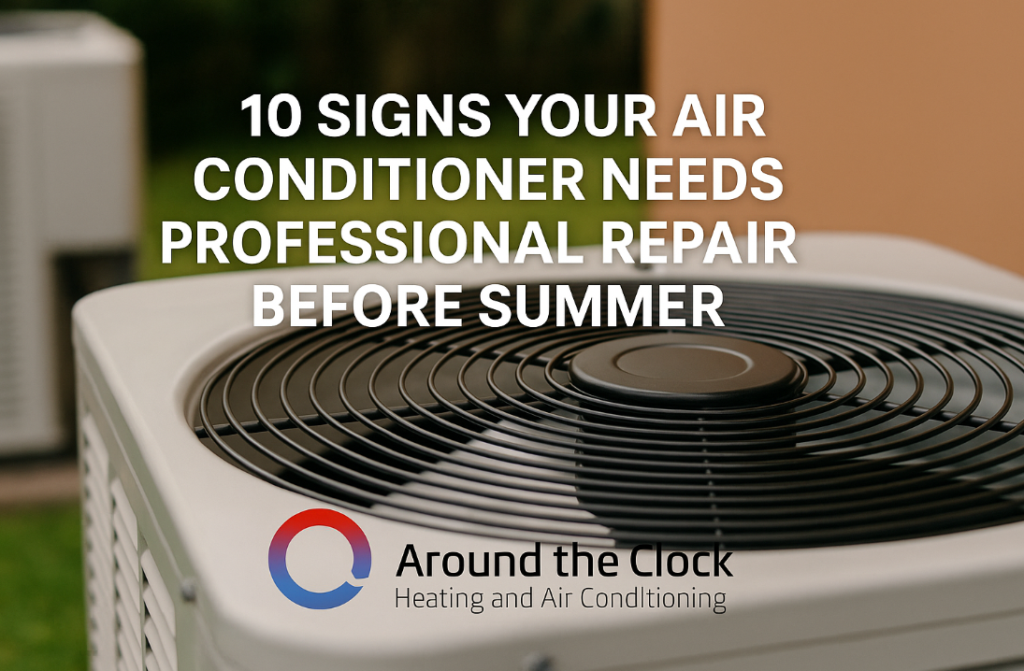 Los Angeles, CA: Learn the 10 signs you need AC repair before summer hits to avoid breakdowns, cut costs, and ensure efficient cooling with expert service.